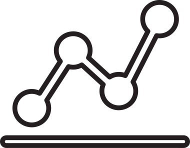 Diyagram ve grafik, basit vektör simgesi