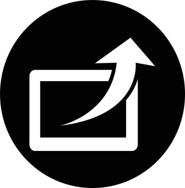 Simgeyi paylaş, basit vektör tasarımı