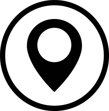 Pin Konum simgesi işareti