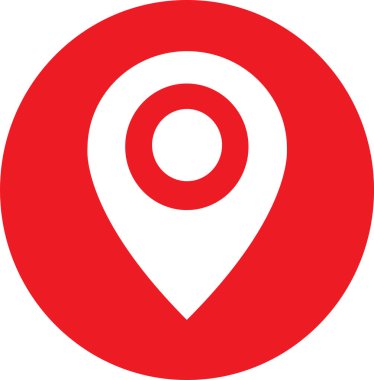 Pin Konum simgesi işareti