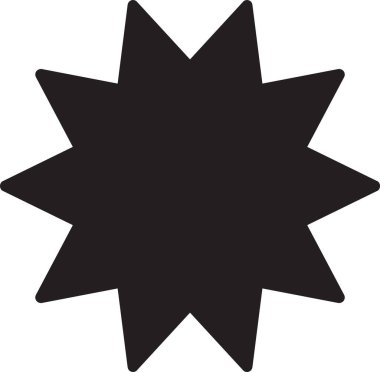 yıldız simgesi, basit vektör tasarımı