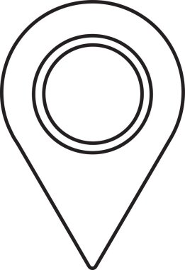 Harita işaretleyici pin simgesi