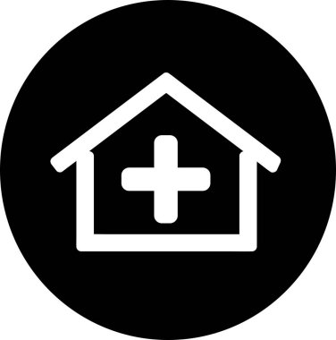 ev simgesi işareti, basit vektör tasarımı