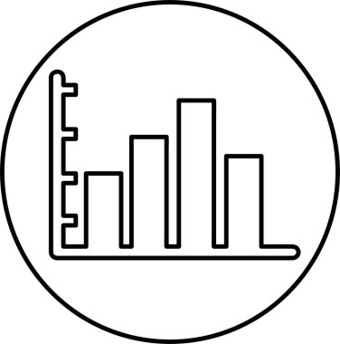 Diyagram ve grafik, basit vektör simgesi