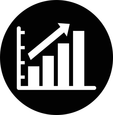 Diyagram ve grafik, basit vektör simgesi