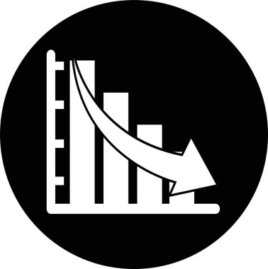 Diyagram ve grafik, basit vektör simgesi