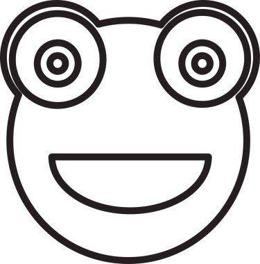 Kurbağa duygu simgesi işareti