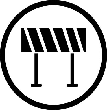 Yol engeli simgesi işareti