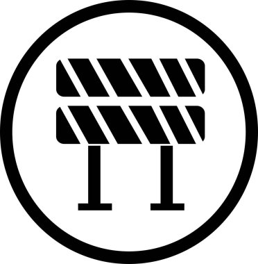 Yol engeli simgesi işareti