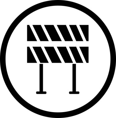 Yol engeli simgesi işareti