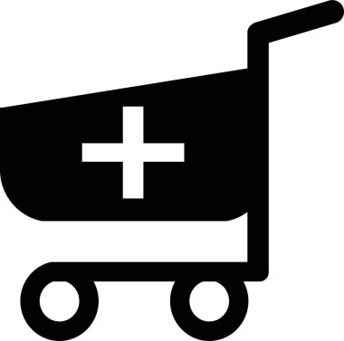 Alışveriş arabası ikon işareti