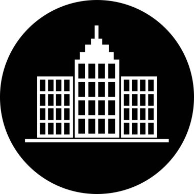 yapı simgesi işareti, basit vektör tasarımı