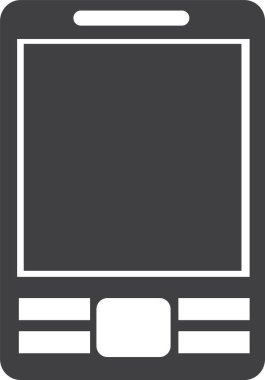 Cep Telefonu Simgesi, basit vektör tasarımı