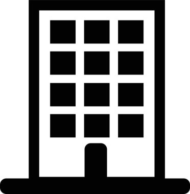 yapı simgesi işareti, basit vektör tasarımı