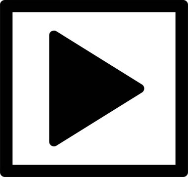 Ok simgesi işareti, basit vektör tasarımı