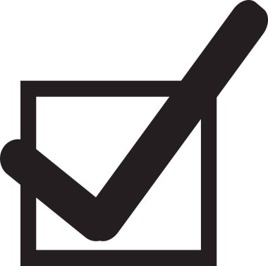 İşaretleme simgesi, basit vektör tasarımı