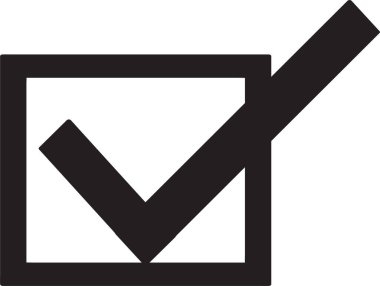 İşaretleme simgesi, basit vektör tasarımı