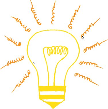 Ampul simgesi tasarımı fikri
