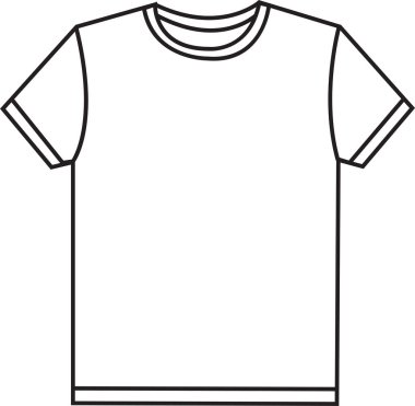 Giysi gömlekleri tişört şablonları simgesi simgesi
