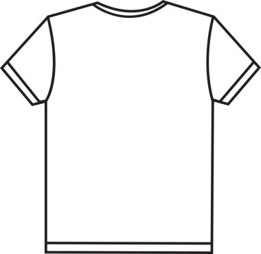 Giysi gömlekleri tişört şablonları simgesi simgesi