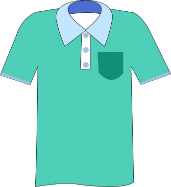 Giysi gömlekleri tişört şablonları simgesi simgesi