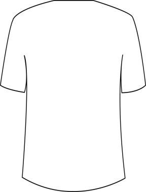Giysi gömlekleri tişört şablonları simgesi simgesi