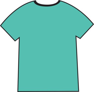 Giysi gömlekleri tişört şablonları simgesi simgesi