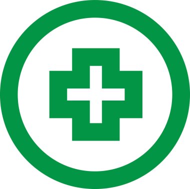 Basit Tıbbi simge işaret tasarımı