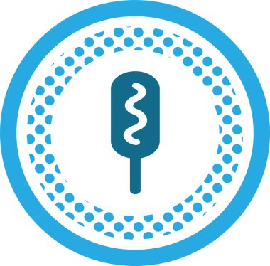 Basit dondurma simgesi tasarımı