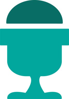 Basit dondurma simgesi tasarımı