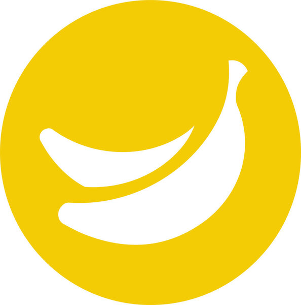 Banana icon , Banana sign symbol