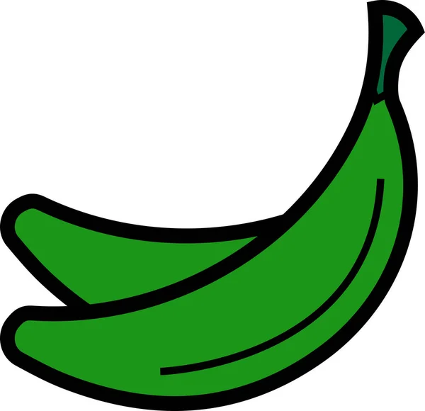 香蕉图标 香蕉标志符号 — 图库矢量图片