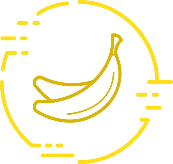 Bananensymbol Bananensymbol — Stockvektor