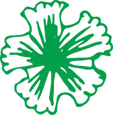 Yaprak simgesi tasarımı olan ağaçlar