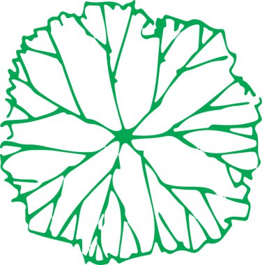 Yaprak simgesi tasarımı olan ağaçlar