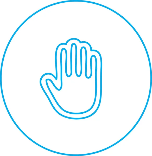 Hand Icon Vector Sign Design — Stock Vector