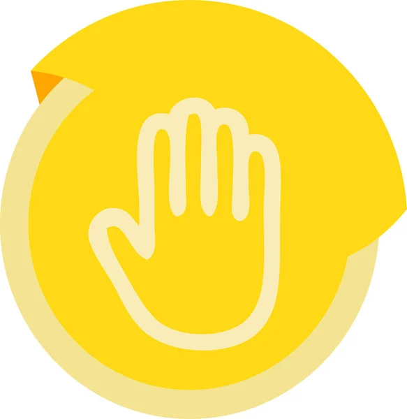 Projekt Znaku Wektora Ręcznego Ikony — Wektor stockowy