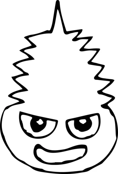 Cartoon Cute Monster Icon Sign Design — Stock Vector