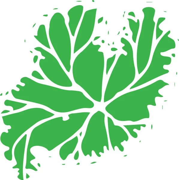 葉のアイコンのデザインの木 — ストックベクタ