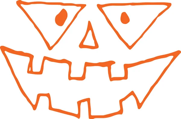 Happy Halloween Ikona Téma Halloween Pozadí Znamení — Stockový vektor