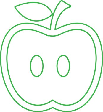 elma simgesi tasarımı