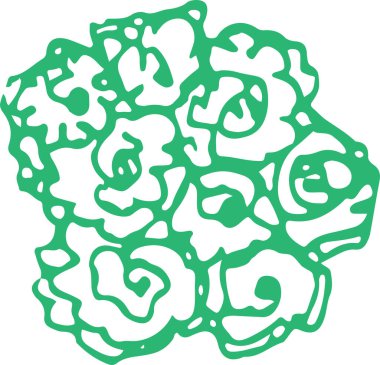 Yaprak simgesi tasarımı olan ağaçlar