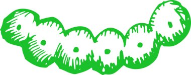 Yaprak simgesi tasarımı olan ağaçlar