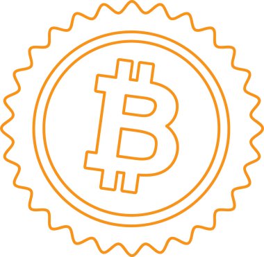 Bitcoin simgesi tasarımı