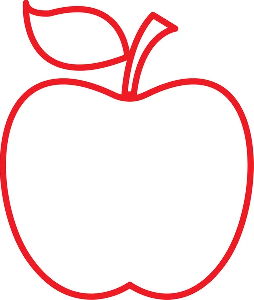 Diseño Signo Icono Manzana — Vector de stock