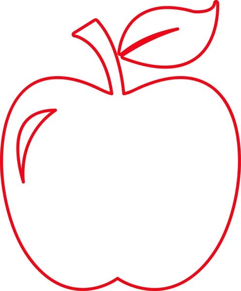Icône Pomme Signe Design — Image vectorielle
