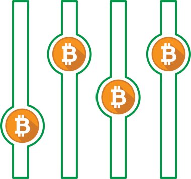 Bitcoin simgesi tasarımı