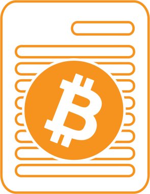Bitcoin simgesi tasarımı