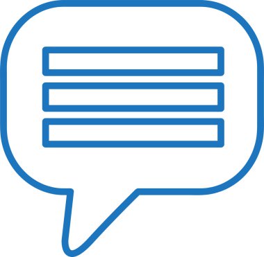 Konuşma balonu işaret tasarımı