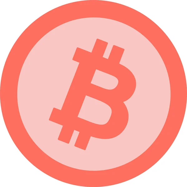 Diseño Signo Icono Bitcoin — Archivo Imágenes Vectoriales